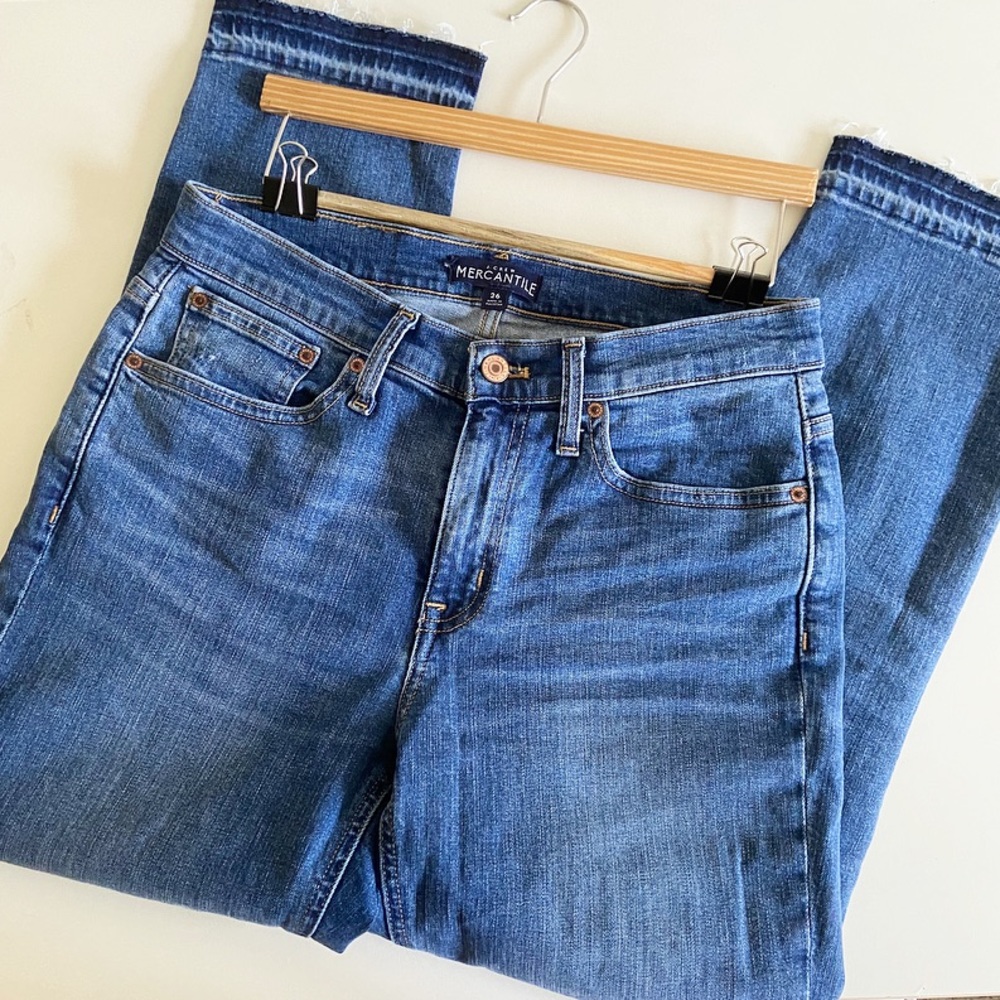 J. Crew high waisted jeans!